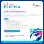 Lowongan Kerja Sales Representative Pekanbaru-Kampar Mei 2025