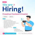 Lowongan Kerja Creative Content Creator